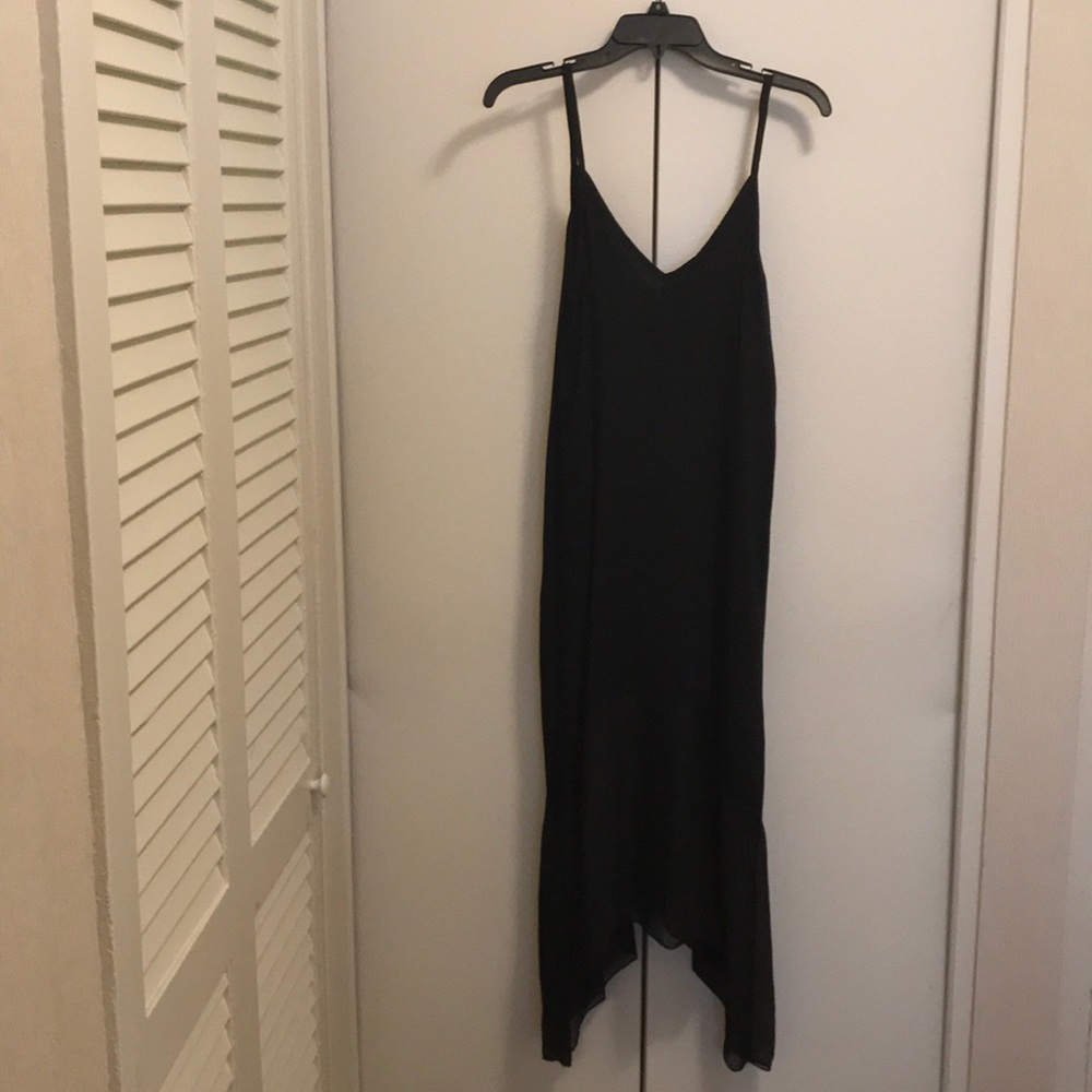 Black thin strap  summer dress